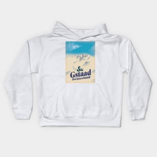 Ski Gstaad Switzerland Kids Hoodie